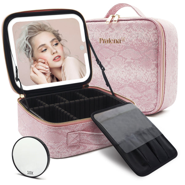 Pralena Reise-Make-up-Tasche mit LED-Spiegel