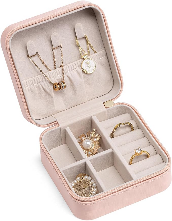 Small Travel Jewelry Box Organizer